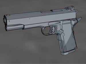 Smith Wesson SW1911 3D Model