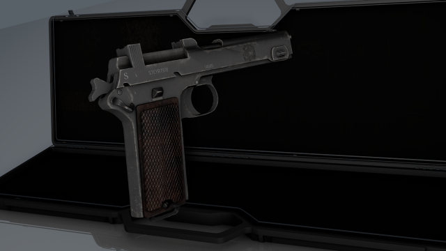 Steyr M1912 Model 3D .c4d .max .obj .3ds .fbx .stl .blend 