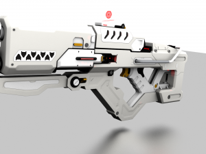 Alien Blaster 3D Model
