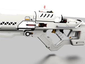 Alien Blaster 3D Model