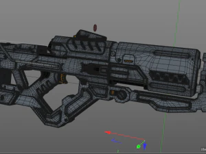 Alien Blaster 3D Model