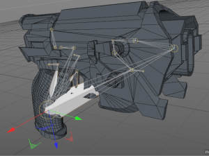 Science Fiction Blaster 3D Model