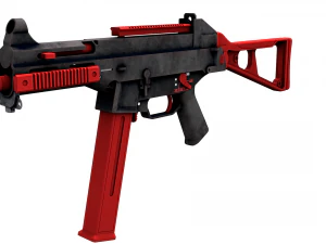 UMP 45 basso poli Modello 3D