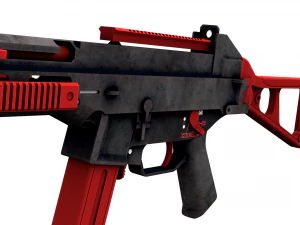 UMP 45 Low Poly Modèle 3D