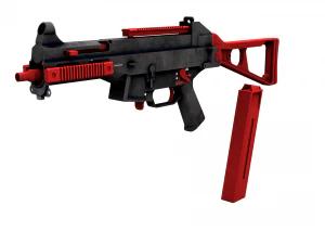 UMP 45 Low Poly Modèle 3D