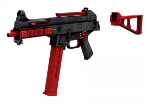 UMP 45 Low Poly Modèle 3D