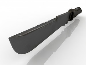 Machete Low Poly 3D Модель