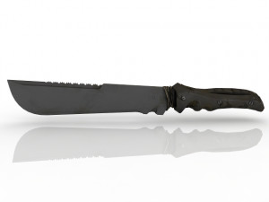 Machete Low Poly 3D मॉडल