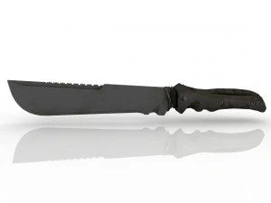 Machete Low Poly 3D Model