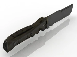 Machete Low Poly 3D Model