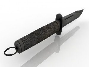 Ka-Bar is a combat knife Modelo 3D