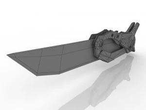 Knife Low Poly 3D Model