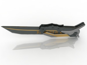 Knife Low Poly 3D Модель