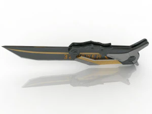 Knife Low Poly 3D Model