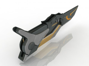 Knife Low Poly 3D Модель