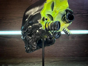 Alien HEAD 3D 3D Print Model