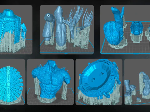 Predador Feral movie Prey 3D Model