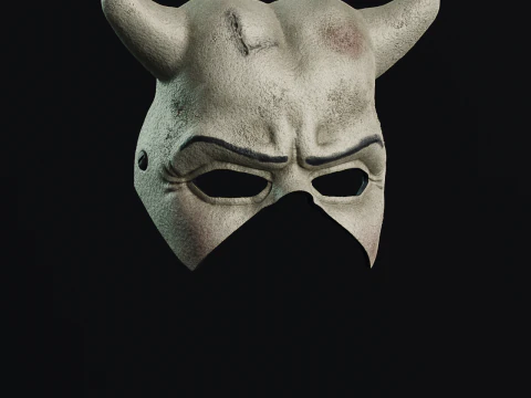 Bundle Pack Halloween mask black phonescary moviedemon mask 3D Print Model