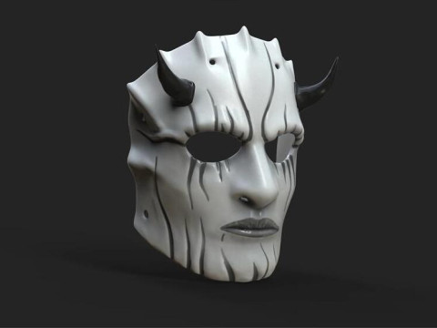 Bundle Pack Halloween mask black phonescary moviedemon mask 3D Print Model