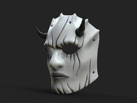 Bundle Pack Halloween mask black phonescary moviedemon mask 3D Print Model