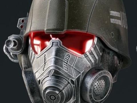 Helmet Fallout 4 Rangers stl 3D Принт Модель