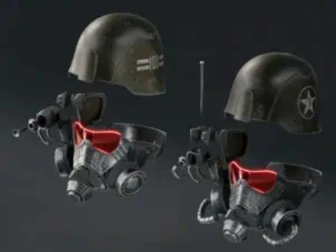 Helmet Fallout 4 Rangers stl 3D Print Model