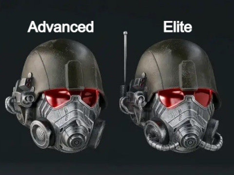 Helmet Fallout 4 Rangers stl Model Cetak 3D