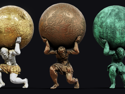Atlas 3D मॉडल
