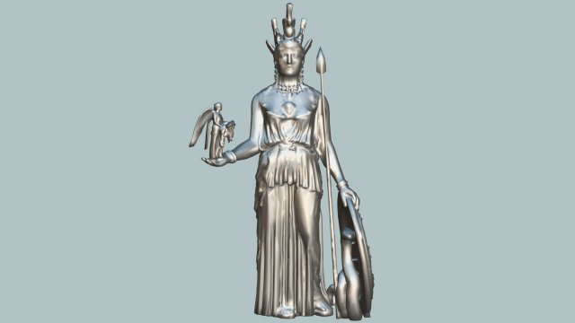 Athena Parthenos 3D Model in Sculpture 3DExport