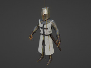 Crusader Knights 3D Model