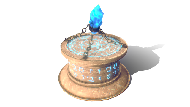 Stylized Altar 3D Модель .c4d .max .obj .3ds .fbx .stl .blend 
