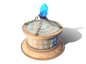 Stylized Altar 3D Model
