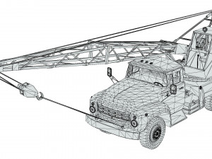 Mobile Crane 3D 모델