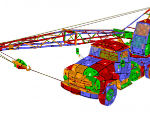 Mobile Crane 3D 모델