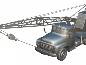 Mobile Crane 3D 모델