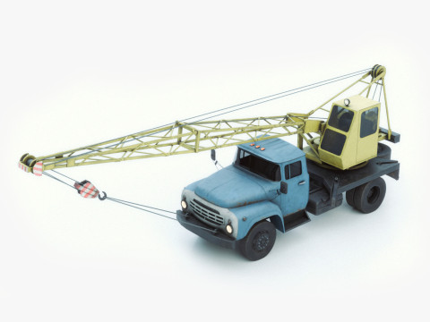 Mobile Crane 3D Model