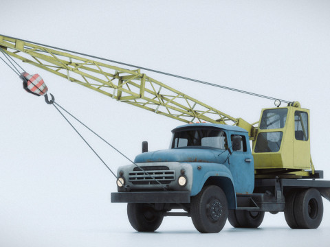 Mobile Crane 3D 모델