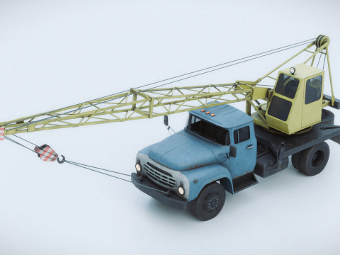 Mobile Crane 3D 모델