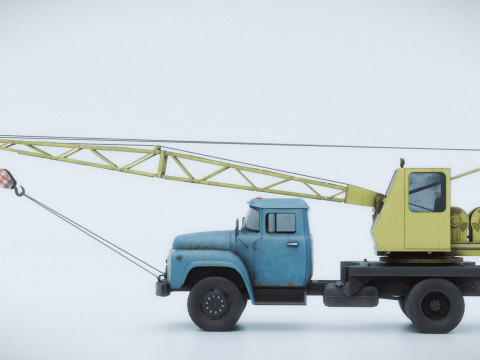 Mobile Crane 3D 모델