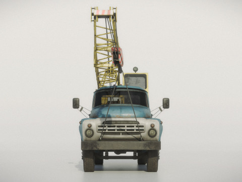 Mobile Crane 3D 모델