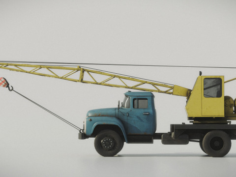 Mobile Crane 3D 모델
