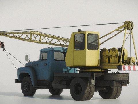 Mobile Crane 3D 모델