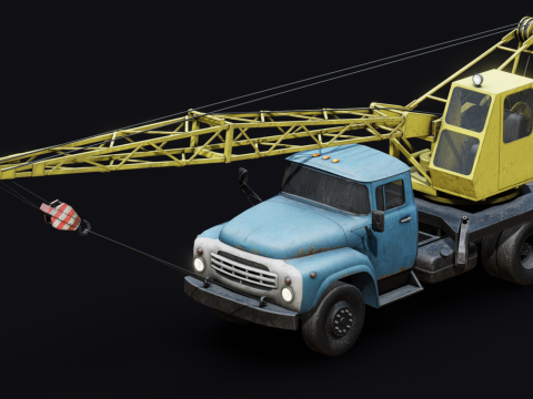 Mobile Crane 3D 模型