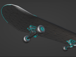 Skateboard 3D-Modell