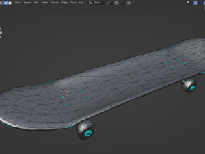 Skateboard 3D-Modell
