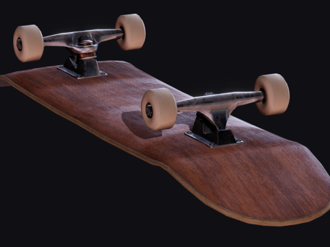 Skateboard 3D मॉडल