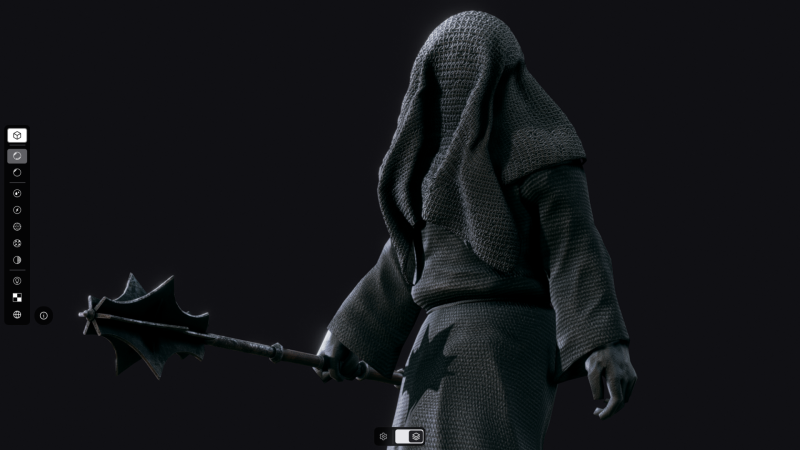 Black Knight Model 3D .c4d .max .obj .3ds .fbx .stl .blend 