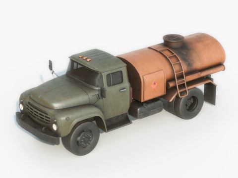 Tanker Truck Modelo 3D