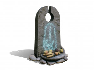 Rune Stone with Secrefice Altar 3D मॉडल