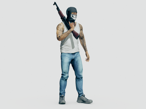 Cartel Sicario 3D Model